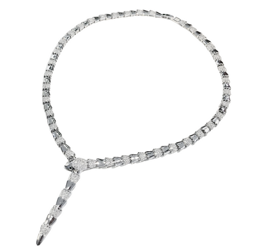NL890001-Cut with V-Shaped Necklace