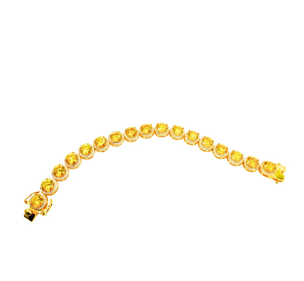 Gold-Tone Yellow Bracelet