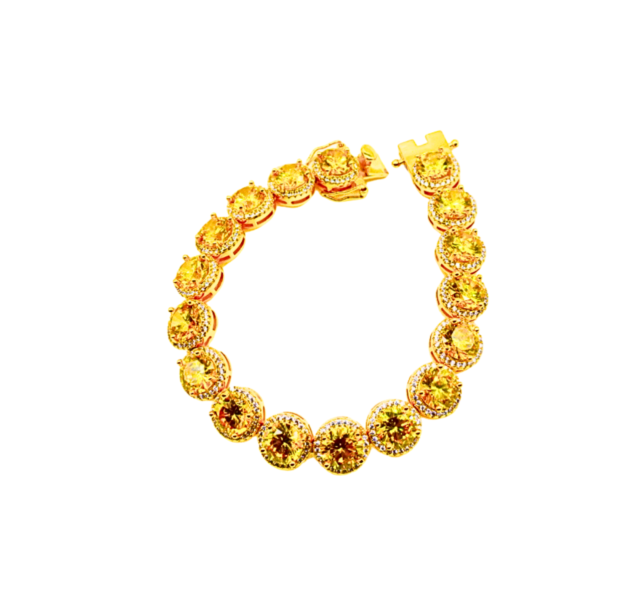 Gold-Tone Yellow Bracelet